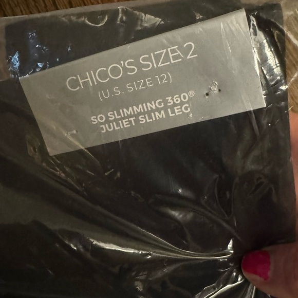 NWT Chico’s So Slimming 360 Juliet Slim Ankle Pants High-Waist Size 2R (US 12) - Picture 2 of 5